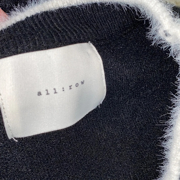 All:row black knit sweater top size medium - Picture 7 of 9